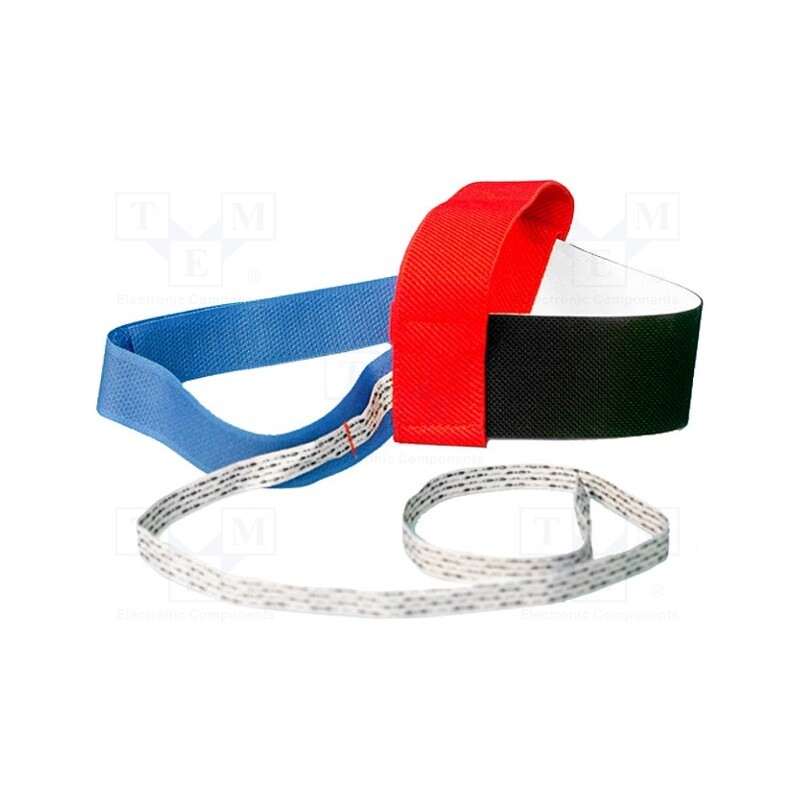 1 pcs x ELME - STV-U-1R-VELCRO - ESD shoe grounder, ESD, Features: under heel,resistor 1MΩ