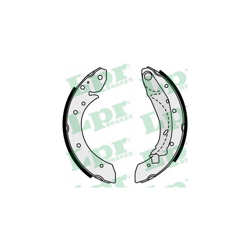 Brake shoes renault espace 19 22 97 lpr