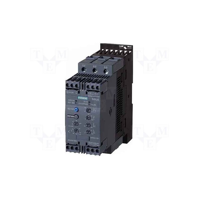 1 pcs x SIEMENS - 3RW4036-1BB14 - Module: soft-start, Usup: 200÷480VAC, Series: S2, 22kW, 0÷20/0÷20s