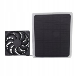 Fan set for solar panels