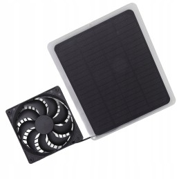 Fan set for solar panels