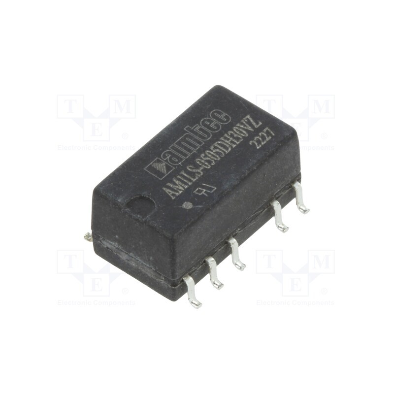 1 pcs x AIMTEC - AM1LS-0505DH30VZ - Converter: DC/DC, 1W, Uin: 4.5÷5.5V, Uout: 5VDC, Uout2: -5VDC, SMD