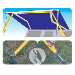 Storm strap for tie down awning black fiamma