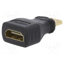1 pcs x GEMBIRD - A-HDMI-FC - Adapter, HDMI socket,mini HDMI plug, black