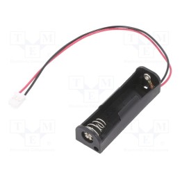 1 pcs x KEYSTONE - 2461CN - Holder, AA,R6, Batt.no: 1, 3pin,leads 150mm,terminal