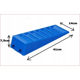 Camper trailer run-on wedge hobby foundation
