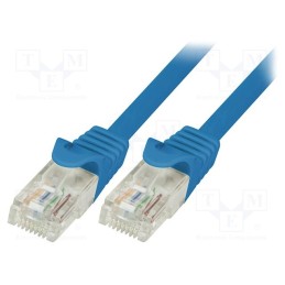 1 pcs x LOGILINK - CP1076U - Patch cord, U/UTP, 5e, stranded, CCA, PVC, blue, 5m, 26AWG