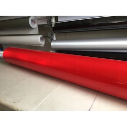 Reflective foil honeycomb signs red