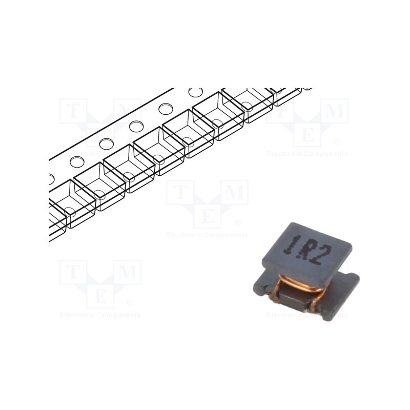 10 pcs x Viking - VLH453226-1R2M - Inductor: wire, SMD, 1.2uH, 500mA, 200mΩ, ±20%, 4.5x3.2x2.6mm, 1MHz