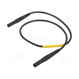 1 pcs x STu00c4UBLI - 66.9303-05021 - Test lead, 32A, banana plug 4mm x2, insulated, Urated: 1kV, black