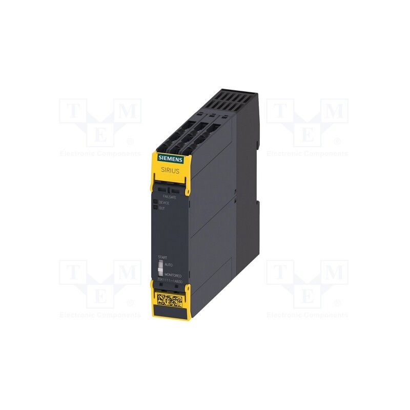 1 pcs x SIEMENS - 3SK1111-1AB30 - Module: safety relay, 3SK1, 24VAC, 24VDC, for DIN rail mounting