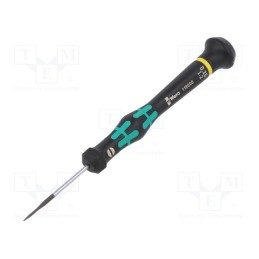 1 pcs x WERA - 5118000001 - Screwdriver, slot, precision, 1,2x0,25mm, Blade length: 40mm