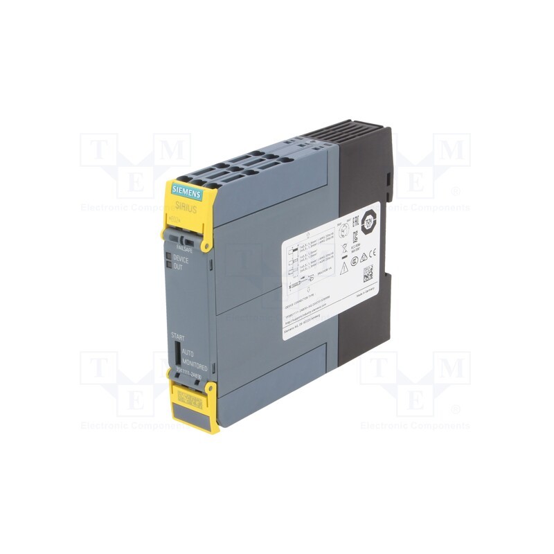 1 pcs x SIEMENS - 3SK1111-2AB30 - Module: safety relay, 3SK1, 24VAC, 24VDC, for DIN rail mounting