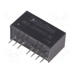 1 pcs x AIMTEC - AM3G-0509SH30-NZ - Converter: DC/DC, 3W, Uin: 4.5÷9V, Uout: 9VDC, Iout: 278mA, SIP8