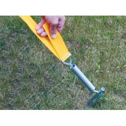 Windproof tie down storm belt