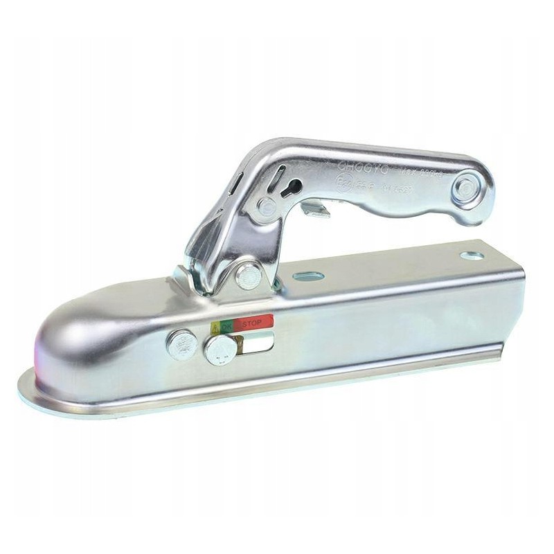 Ball hitch trailer hook square 50mm 800kg