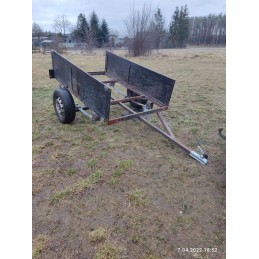 Ball hitch trailer hook square 50mm 800kg