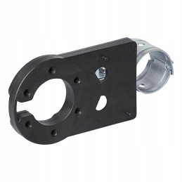 Trailer socket mounting base with clamp