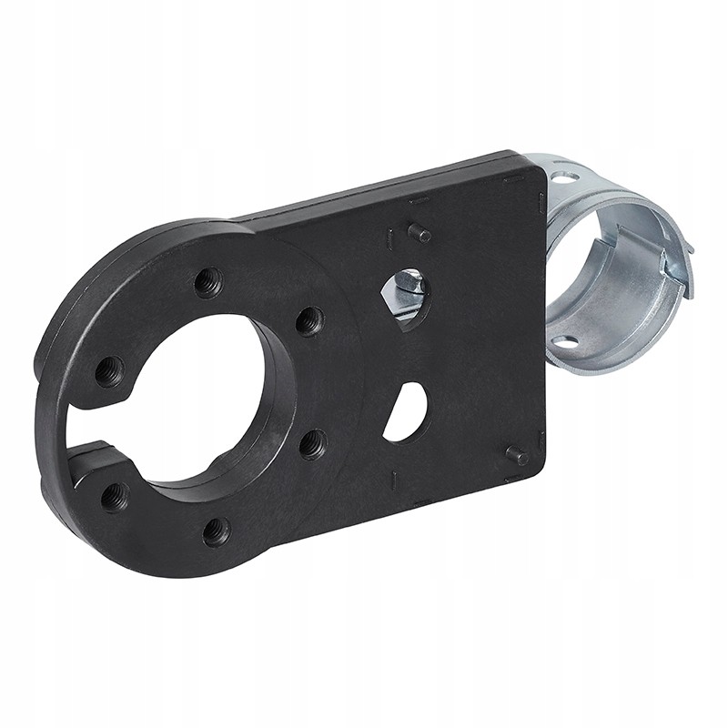 Trailer socket mounting base with clamp