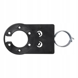 Trailer socket mounting base with clamp