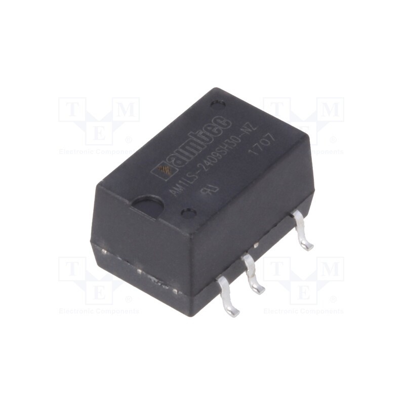 1 pcs x AIMTEC - AM1LS-2409SH30-NZ - Converter: DC/DC, 1W, Uin: 21.6÷26.4V, Uout: 9VDC, Iout: 111mA, SMD