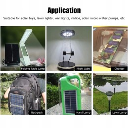 2w 12v diy silicon solar panel module