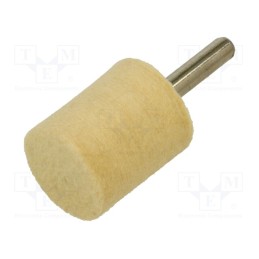 1 pcs x ABRA BETA - 1236150 - Grinding pin, for polishing metals, felt, with lever
