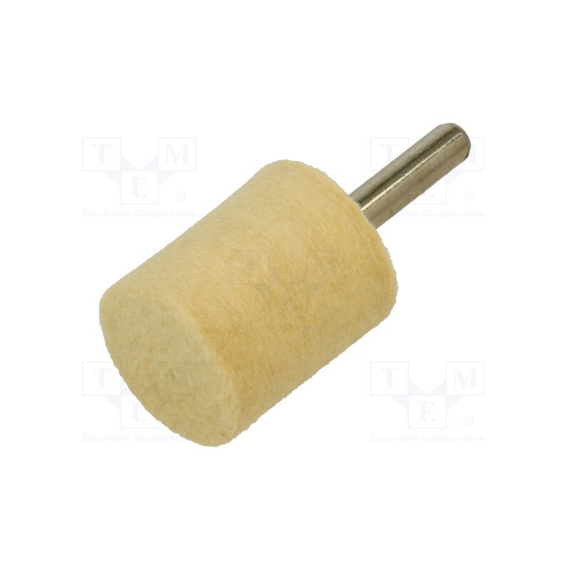 1 pcs x ABRA BETA - 1236150 - Grinding pin, for polishing metals, felt, with lever