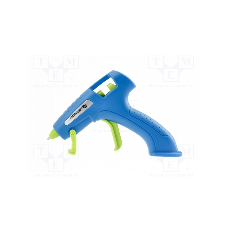 1 pcs x Hu00d6GERT TECHNIK - HT2C101 - Hot melt glue gun, Ø: 7mm, Effic: 20g/min, 20W, Plug: EU, 230VAC