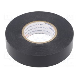 1 rol x HELLERMANNTYTON - 710-10300 HELATAPE FLEX20 - Tape: electrical insulating, W: 19mm, L: 33m, Thk: 0.2mm, black, 240%