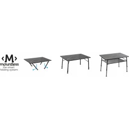 Brunner elu foldable camping table 100x70 cm