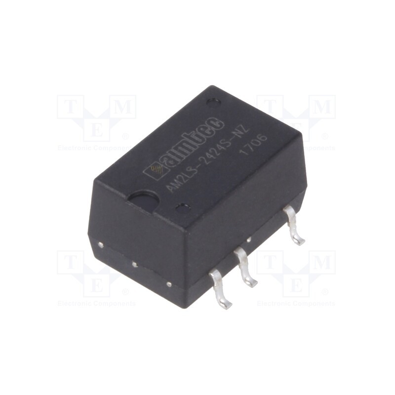 1 pcs x AIMTEC - AM2LS-2424S-NZ - Converter: DC/DC, 2W, Uin: 21.6÷26.4V, Uout: 24VDC, Iout: 83mA, SMD