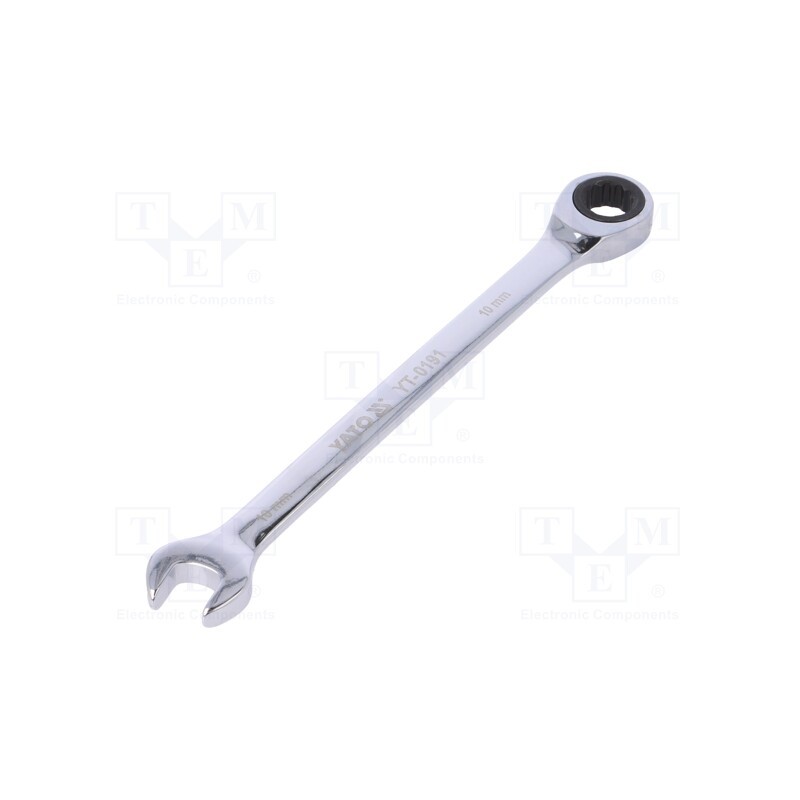1 pcs x YATO - YT-0191 - Wrench, combination spanner,with ratchet, 10mm