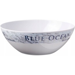 Large salad bowl brunner blue ocean 23 5 cm