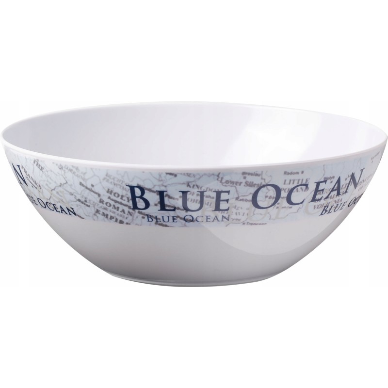 Large salad bowl brunner blue ocean 23 5 cm