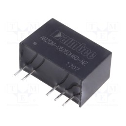1 pcs x AIMTEC - AM2DM-0505DH60-NZ - Converter: DC/DC, 2W, Uin: 4.5÷5.5V, Uout: 5VDC, Uout2: -5VDC, SIP7