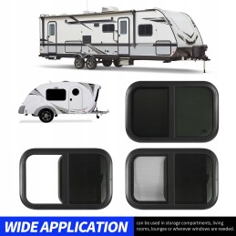 Sliding window for a caravan