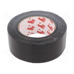1 rol x SCAPA - TAŚMA 3159 48MM/50M CZARNA TKANINOWA - Tape: duct, W: 48mm, L: 50m, Thk: 0.14mm, black, rubber, -10÷75°C
