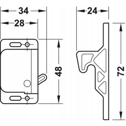 Latch lock drawer lock hobby furniture