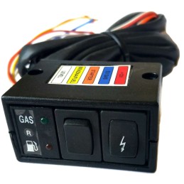 Vacuum lovato gas installation control unit