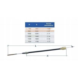 Knott brake cable original Niewiadow 1530 1740