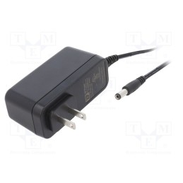 1 pcs x XP POWER - VEL18US090-US-JA - Power supply: switched-mode, plug, 9VDC, 2A, 18W, Out: 5,5/2,1, 85%