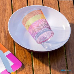 Brunner flame cup and saucer 250ml