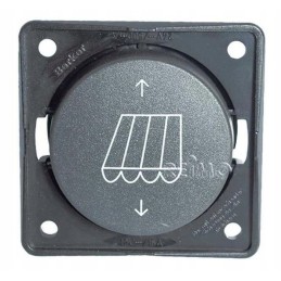Berker integro anthracite awning switch