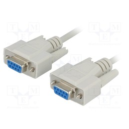 1 pcs x BQ CABLE - CAB-09GG/10 - Cable, D-Sub 9pin socket,both sides, Len: 10m, connection 1: 1