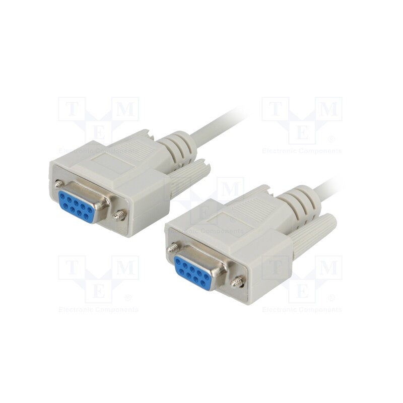 1 pcs x BQ CABLE - CAB-09GG/10 - Cable, D-Sub 9pin socket,both sides, Len: 10m, connection 1: 1