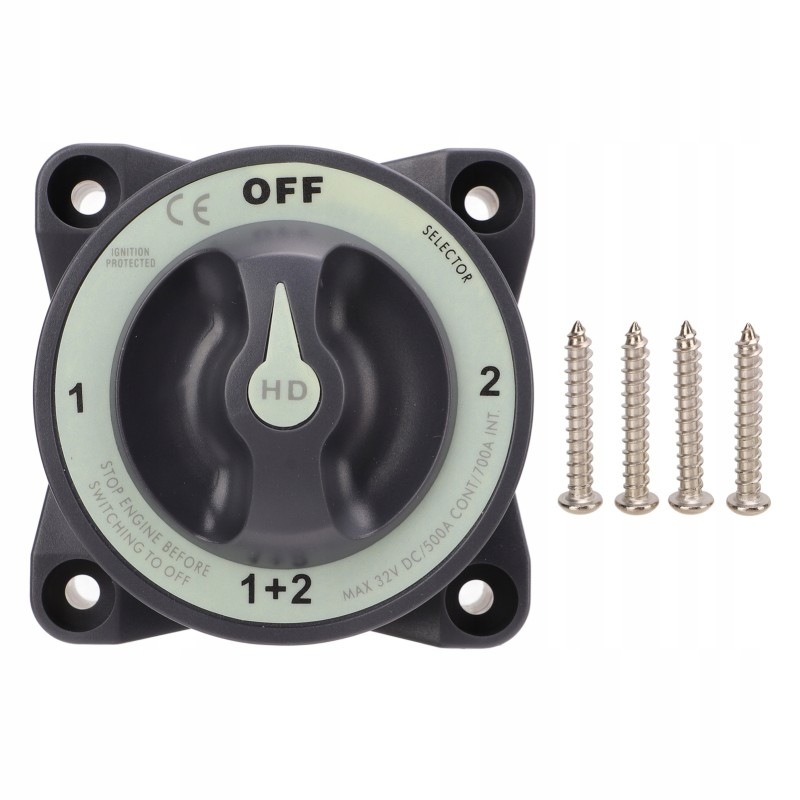 Battery disconnect switch 500a 32v dc