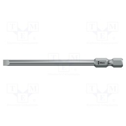 1 pcs x WERA - 5059472001 - Screwdriver bit, slot, 3,5x0,6mm, Overall len: 70mm