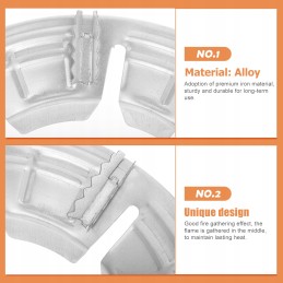 2pcs stove trivets wok rack for gas stove