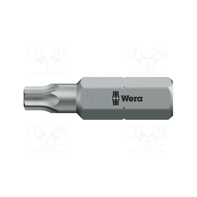 1 pcs x WERA - 5160956001 - Screwdriver bit, Torx® PLUS, 3IP, Overall len: 25mm